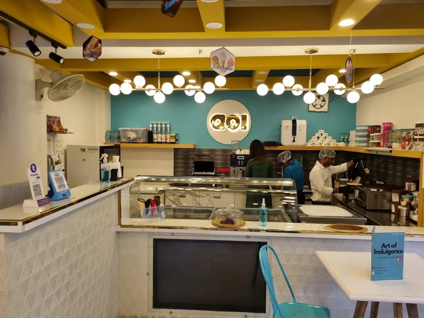 Art of Indulgence Cafe Interior